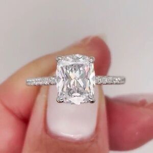 2.50 Elongated Cushion Cut Moissanite